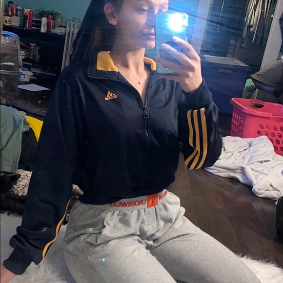 adidas Tops - Cropped Adidas Sweatshirt
